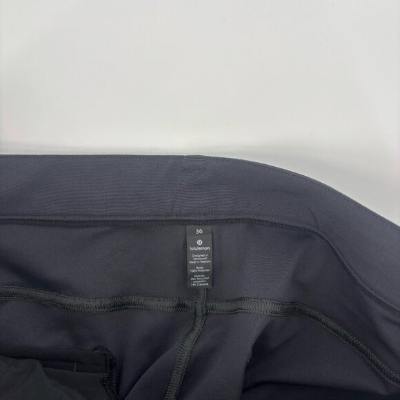 Lululemon ABC Pants Mens Size 36 Athletic Dark Gray Chino Golf 5 Pocket - Picture 4 of 12